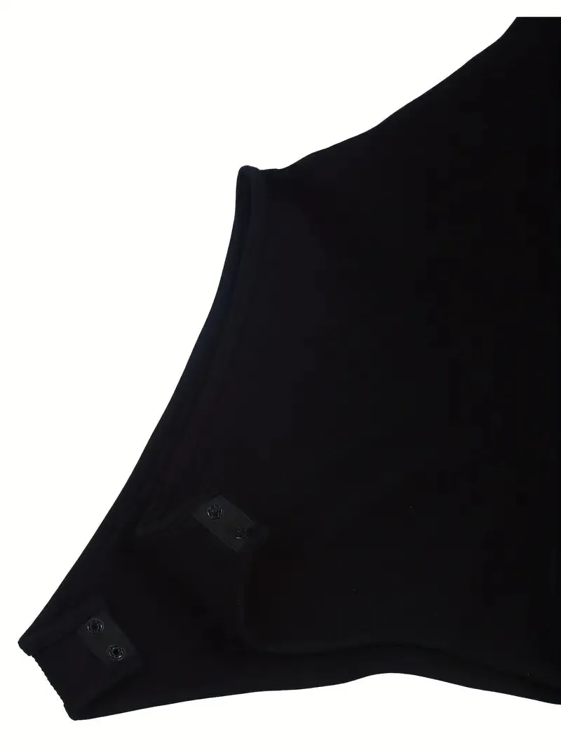 EMMA seamless ribbed leotard- Black