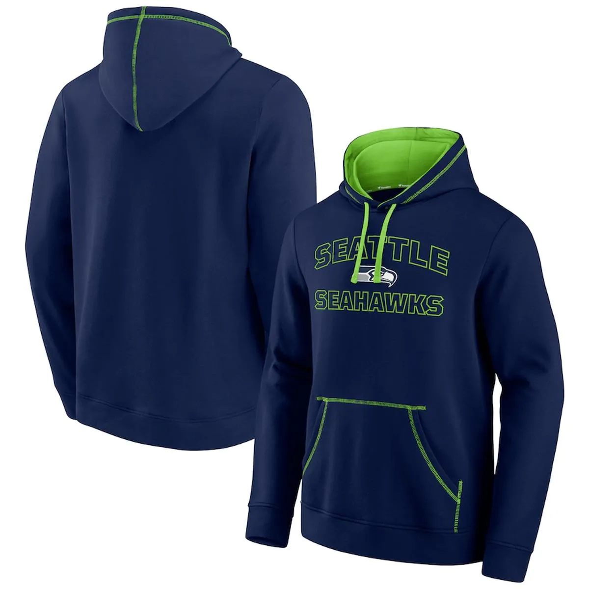 Fanatics NFL Men's Seattle Seahawks Tiebreaker Fleece Pullover Hoodie