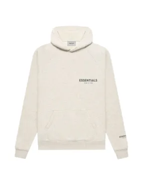 Fear Of God Essentials Core Collection Pullover Hoodie Light Heather Oatmeal