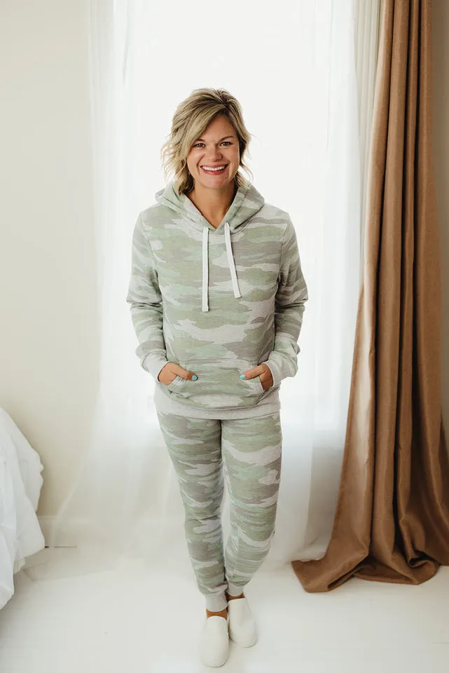 Fleece Camo Pullover