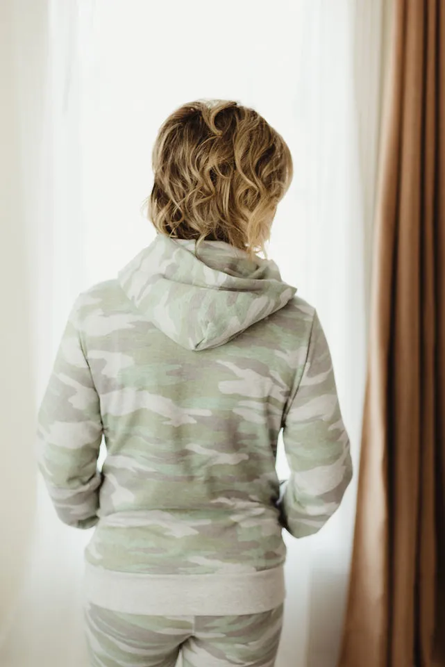 Fleece Camo Pullover