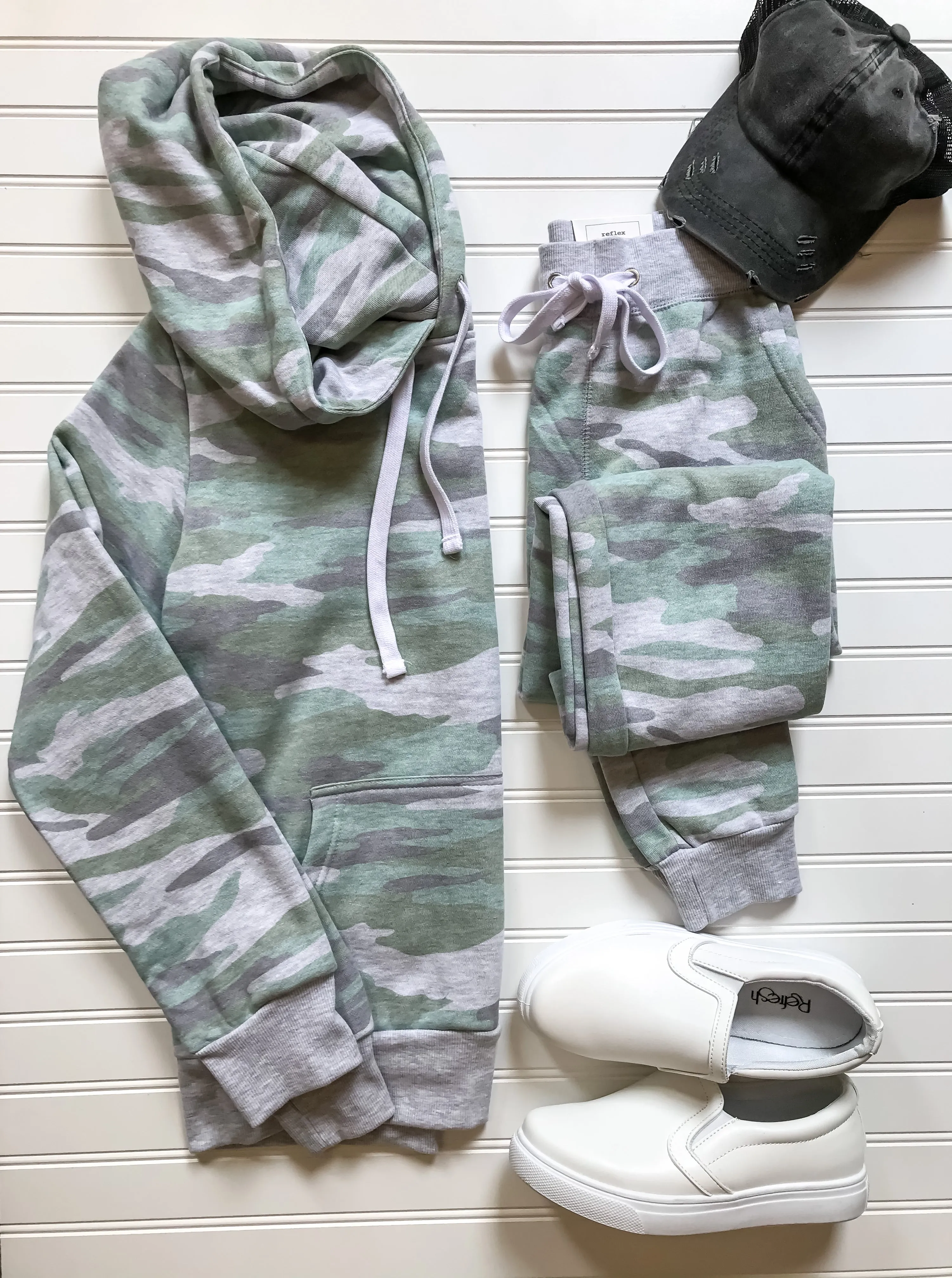 Fleece Camo Pullover
