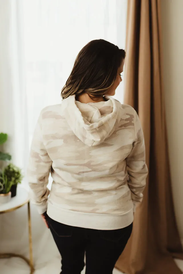 Fleece Camo Pullover