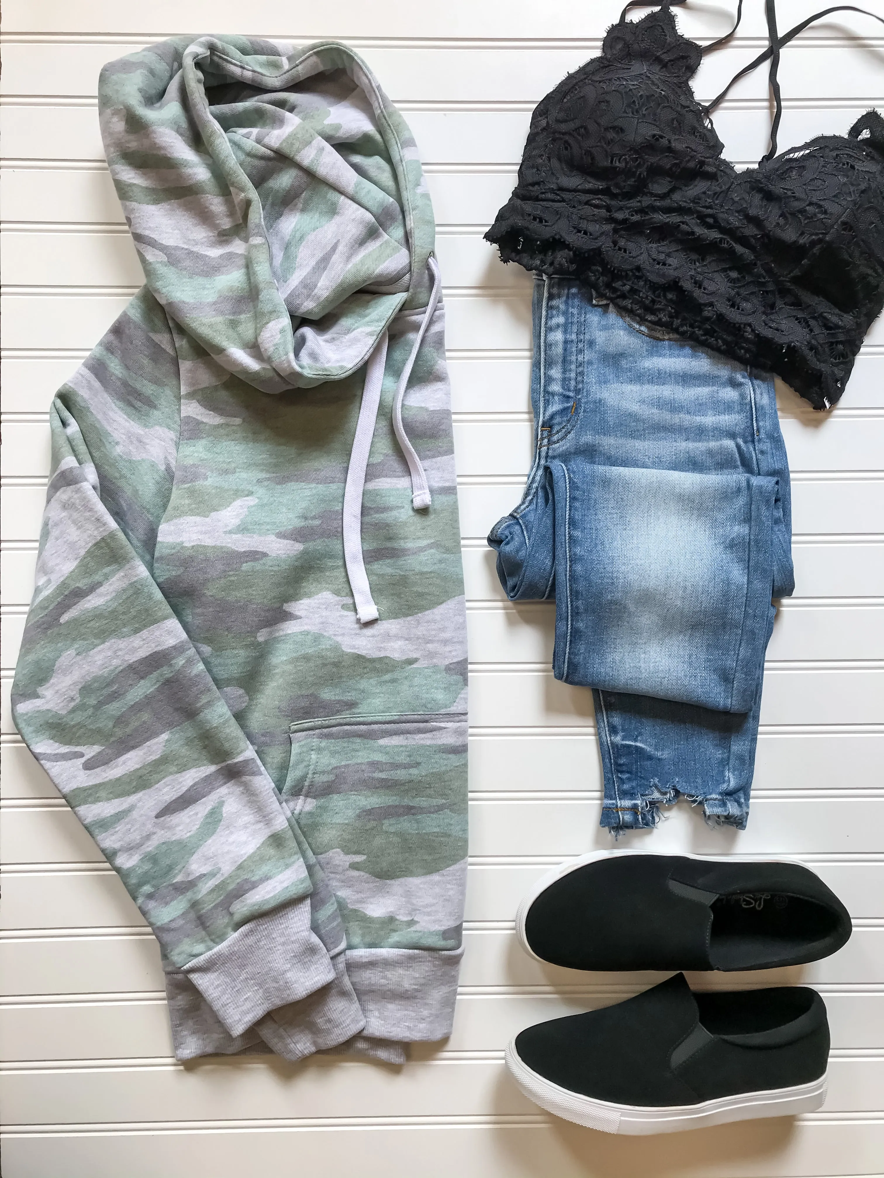 Fleece Camo Pullover