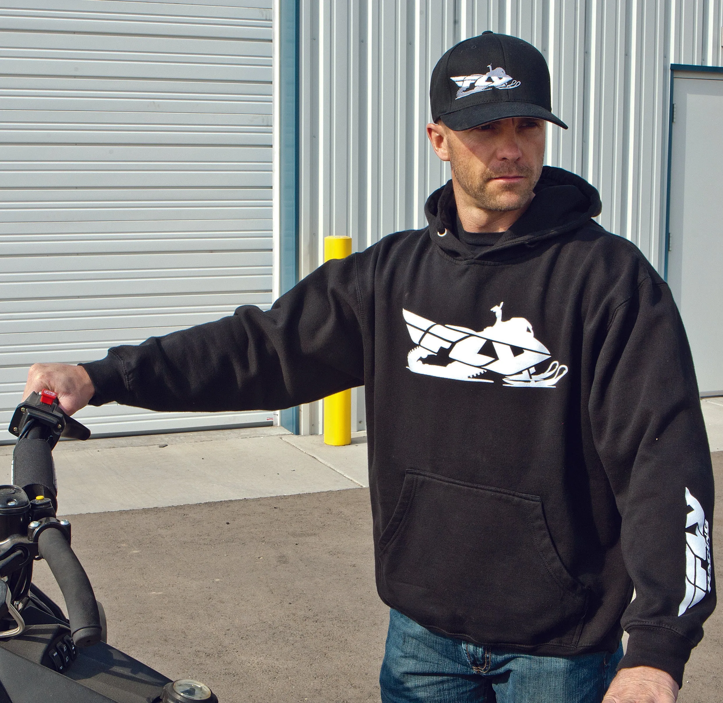 FLY RACING FLY PRIMARY HOODIE BLACK SM BLACK SM 354-0160~2