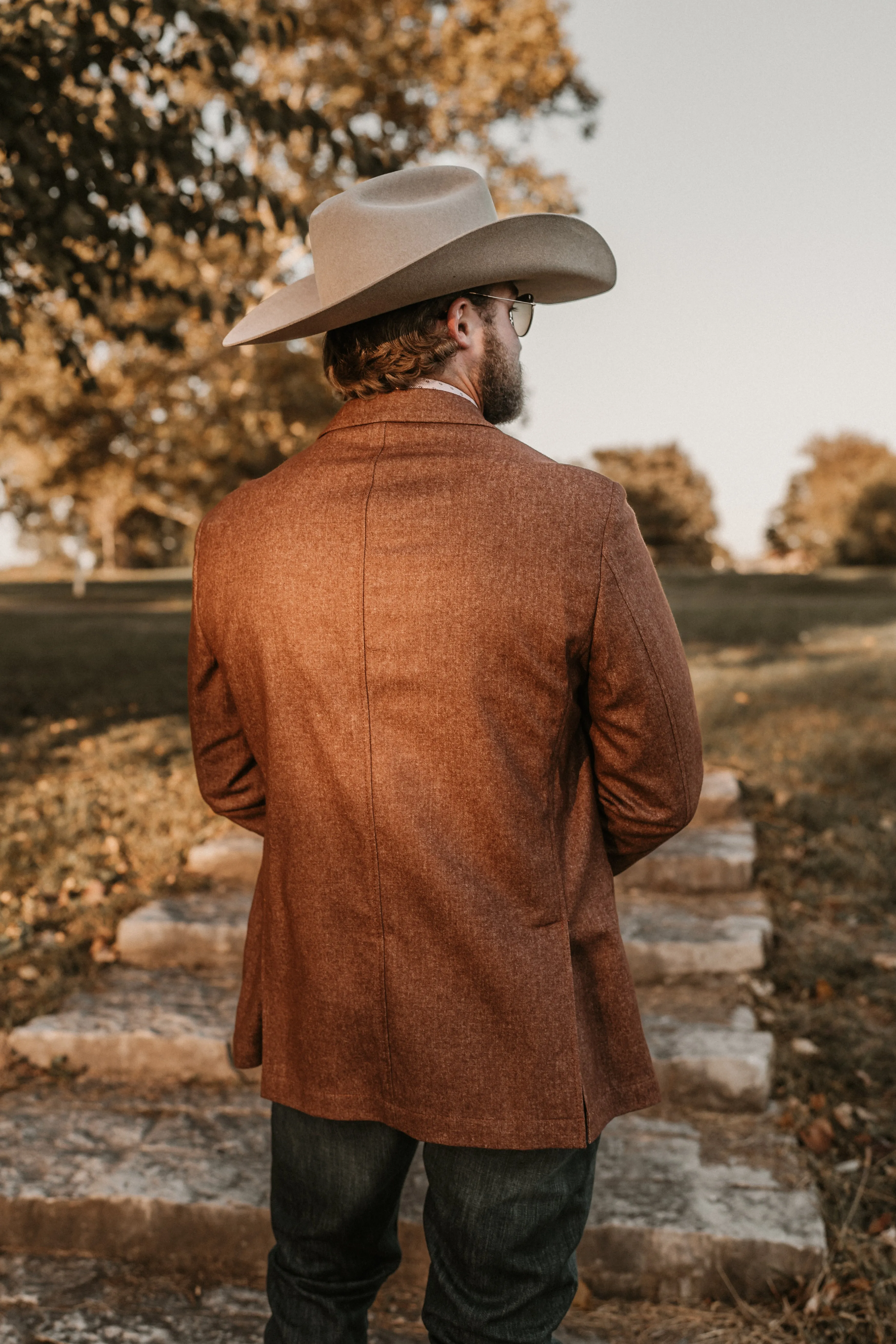 Flynt Western Men's Bateman Sport Jacket in Mojave Rust