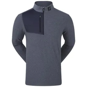 FootJoy Heather Chill-Out XP 1/2 Zip Pullover - Heather Navy