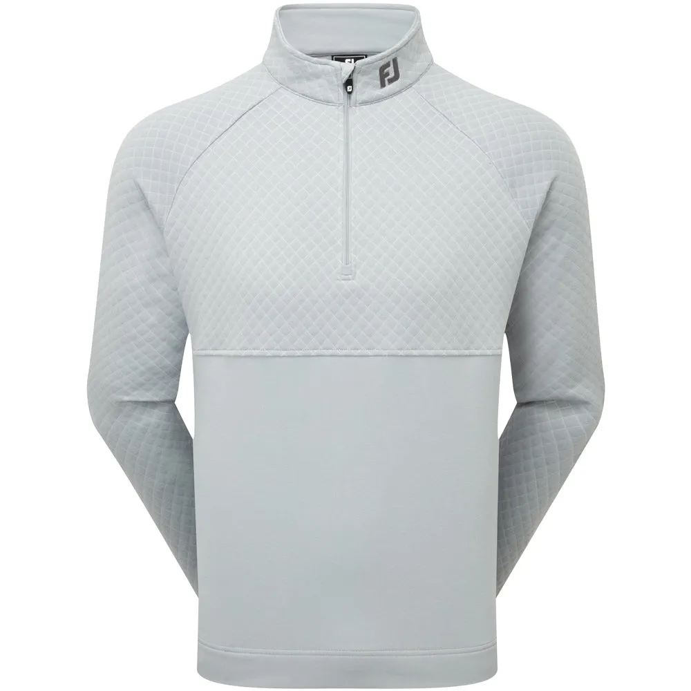 FootJoy Jacquard Thermal 1/4 Zip Chillout - Grey