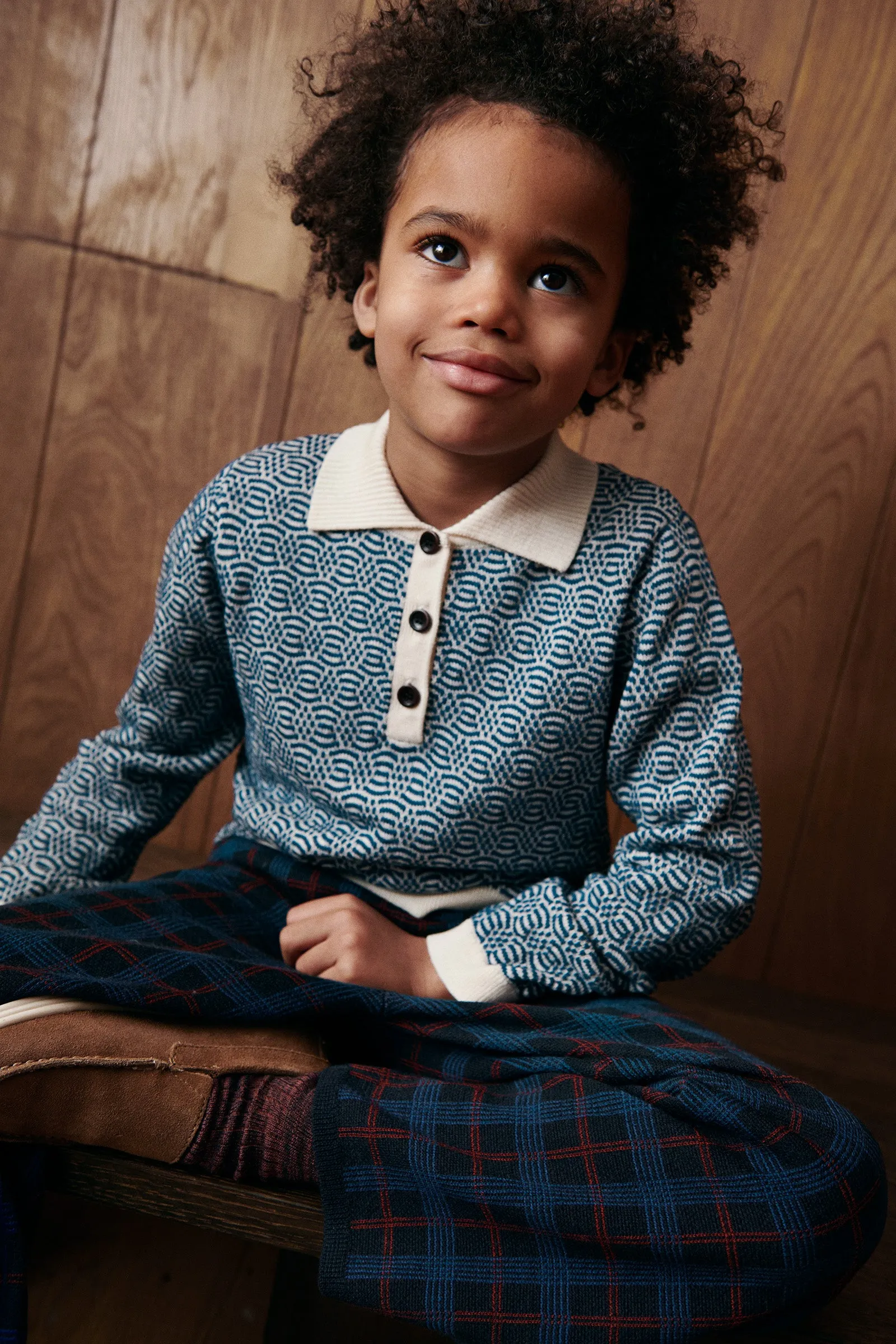 FUB KNIT PRINT POLO