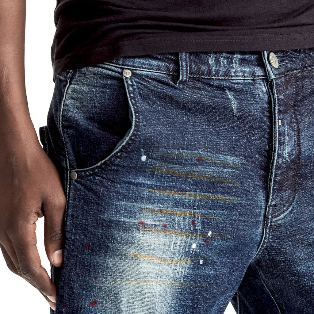 Funnel Denim Jeans - Blue Bleach