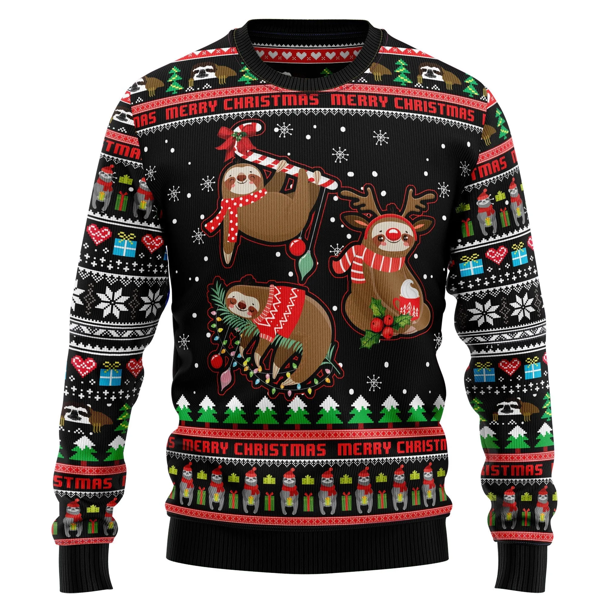Funny Christmas Sweater JulesRoche All-Over Print Holiday Collection