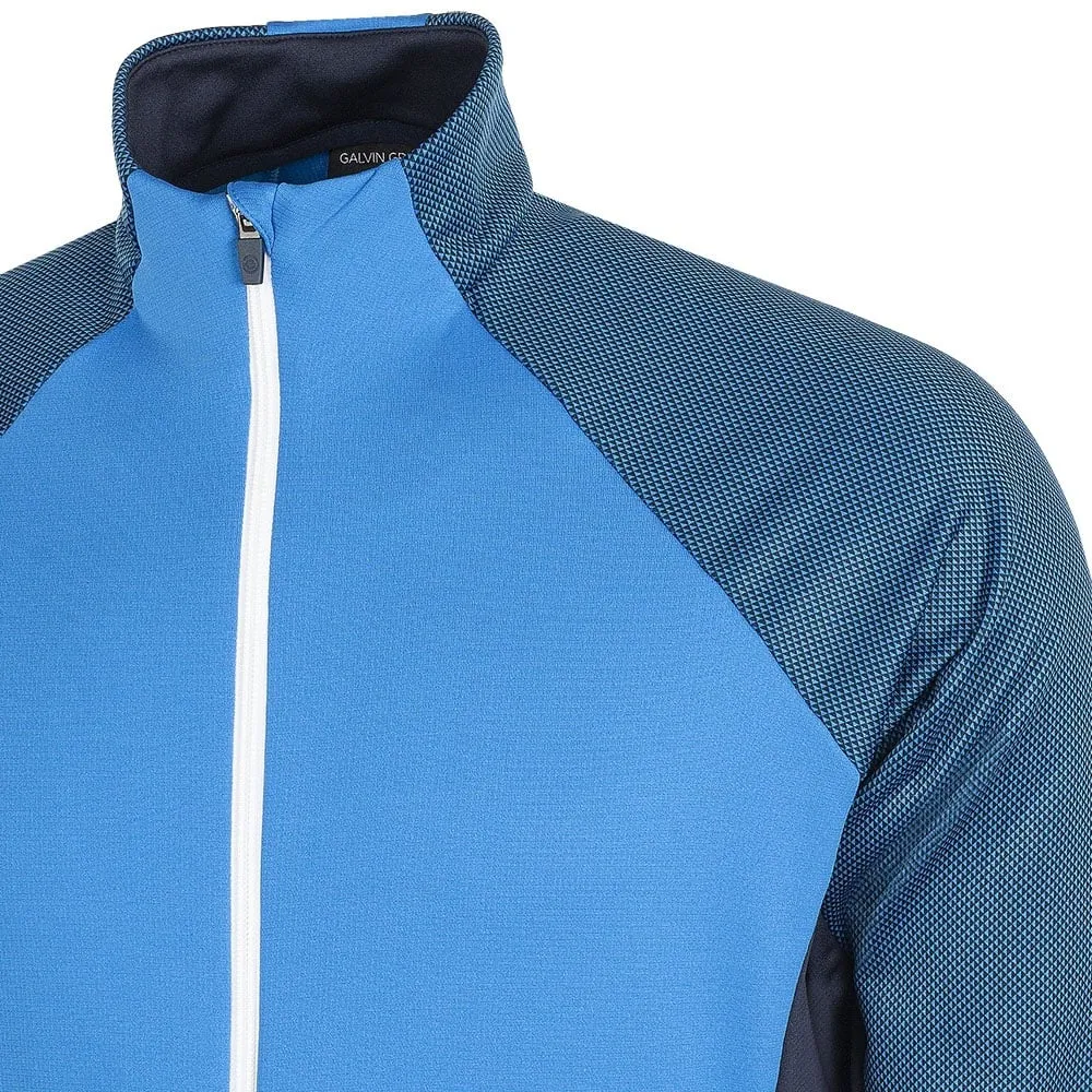 Galvin Green Donald Insula Full Zip Pullover - Blue/Navy/White