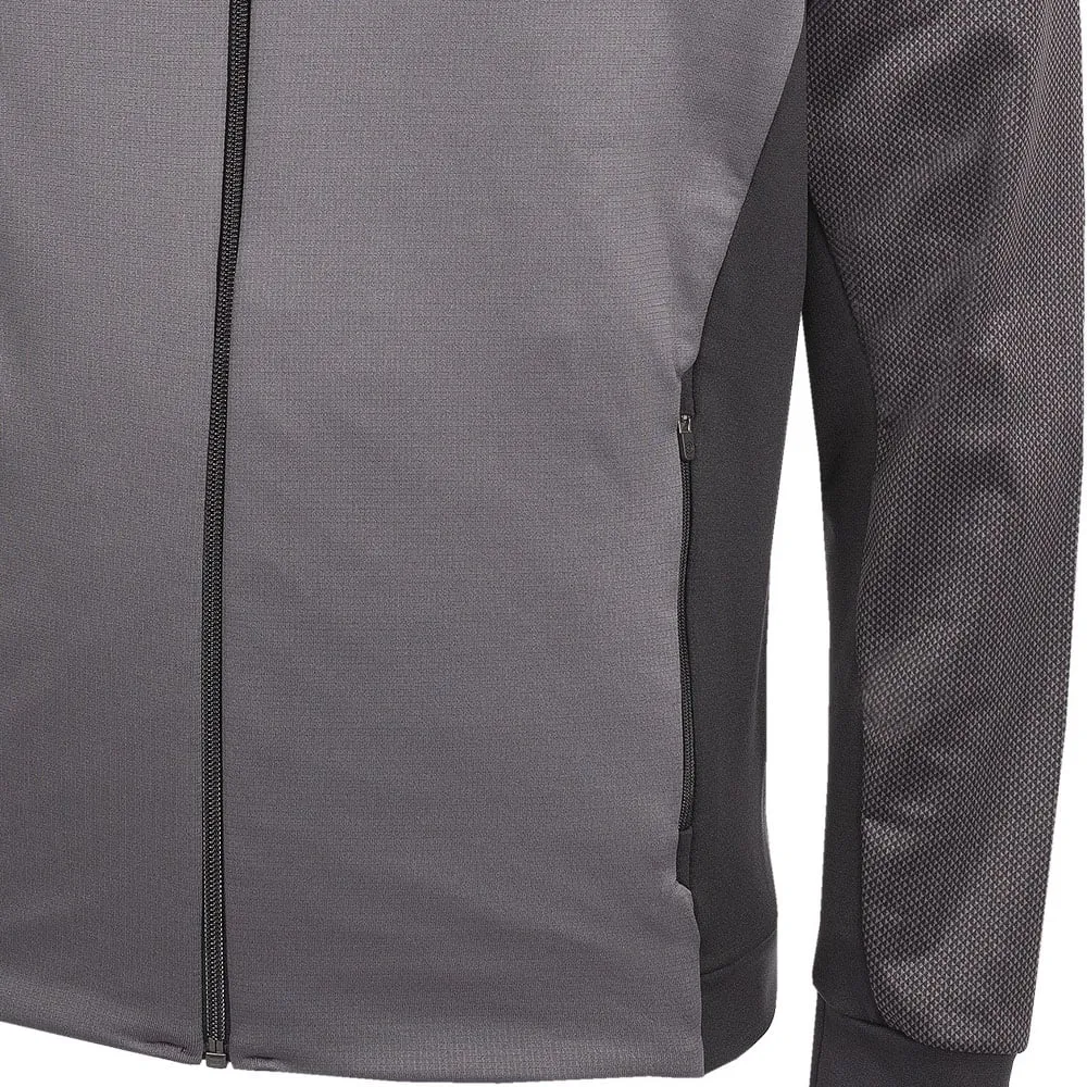 Galvin Green Donald Insula Full Zip Pullover - Forged Iron/Black