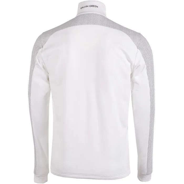 Galvin Green Dwight Insula Golf Pullover - White/Sharkskin