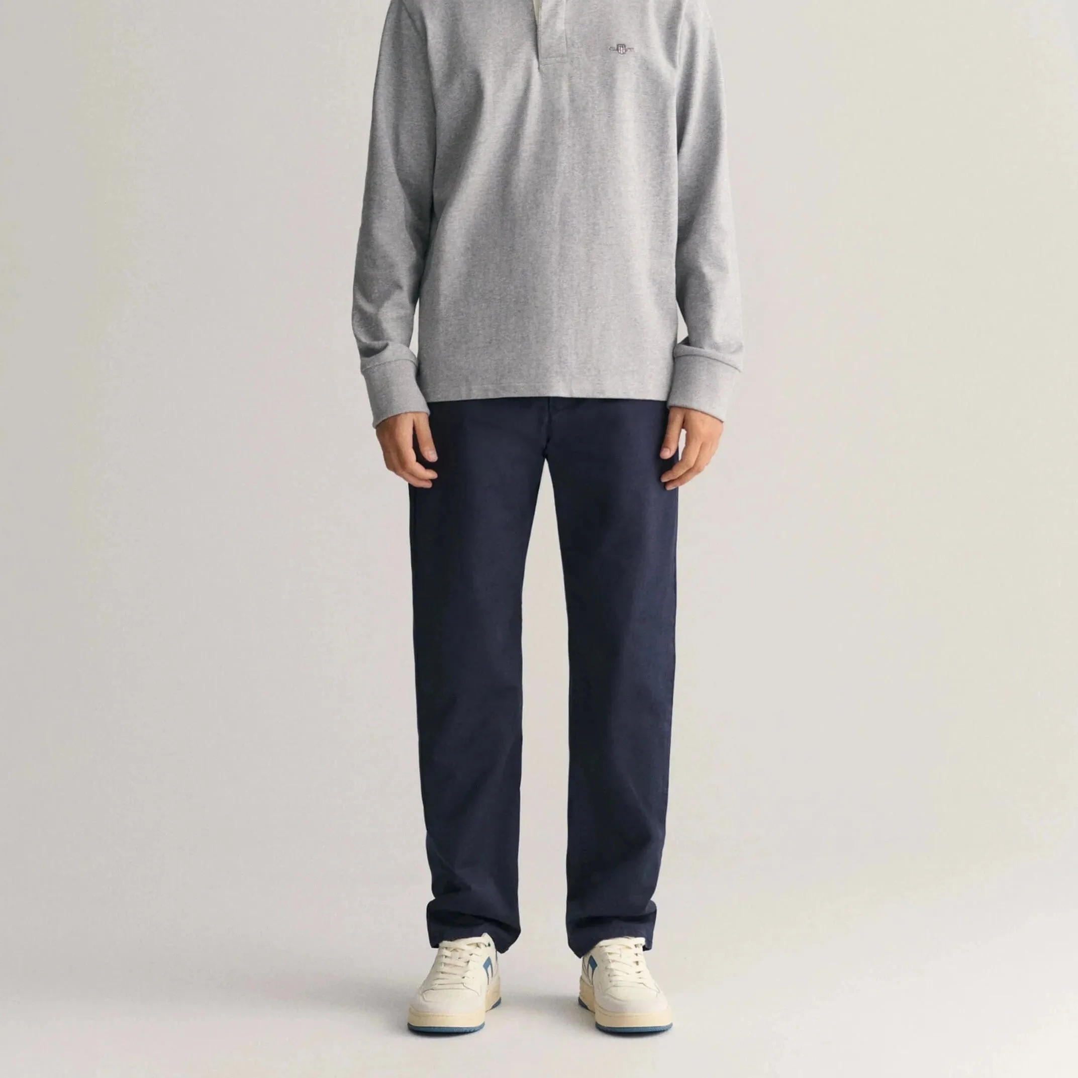 GANT Regular Fit Twill Chinos in Marine