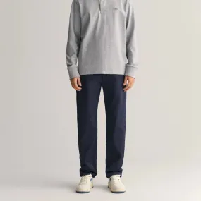 GANT Regular Fit Twill Chinos in Marine