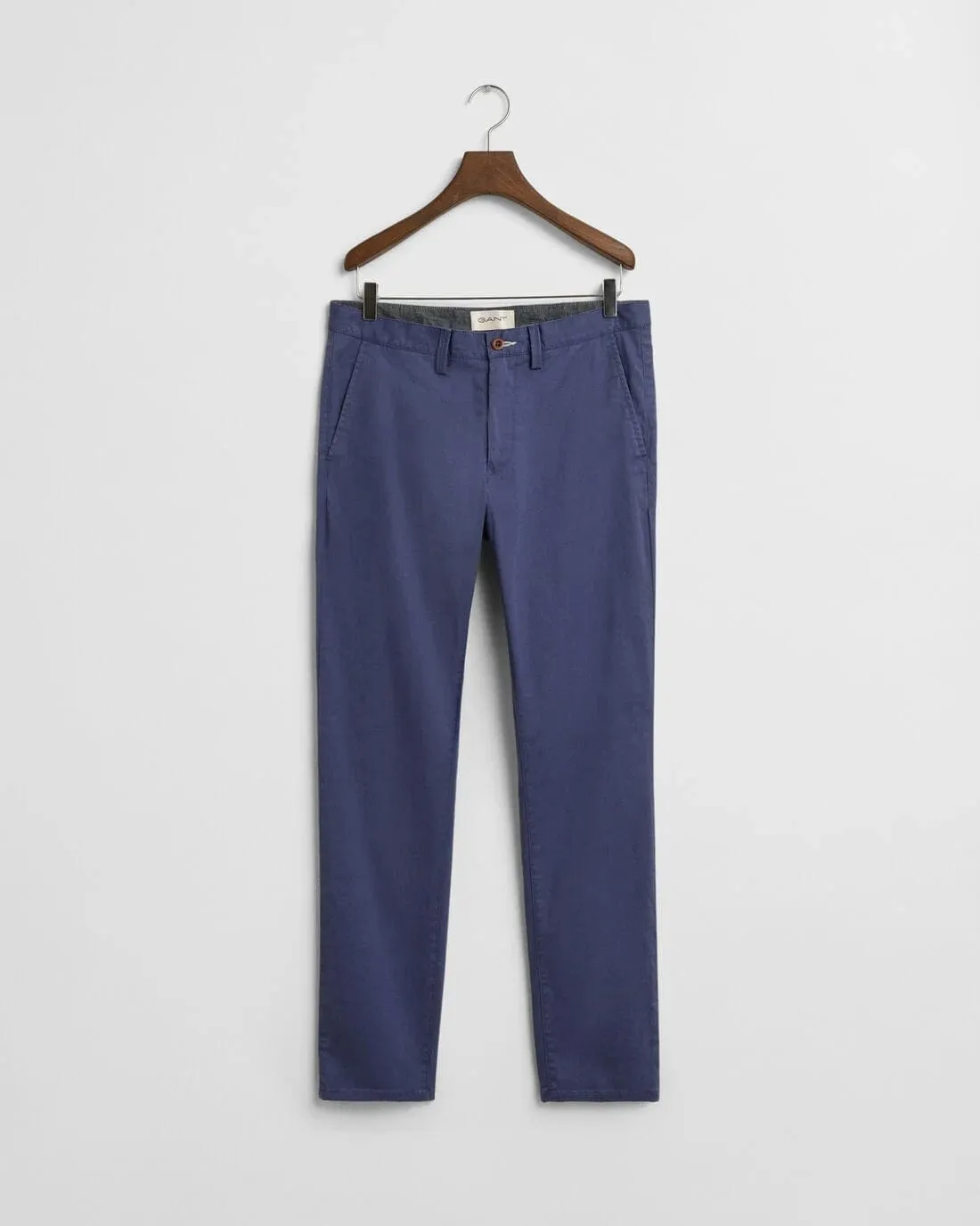 GANT Slim Fit Twill Chinos in Dusty Navy