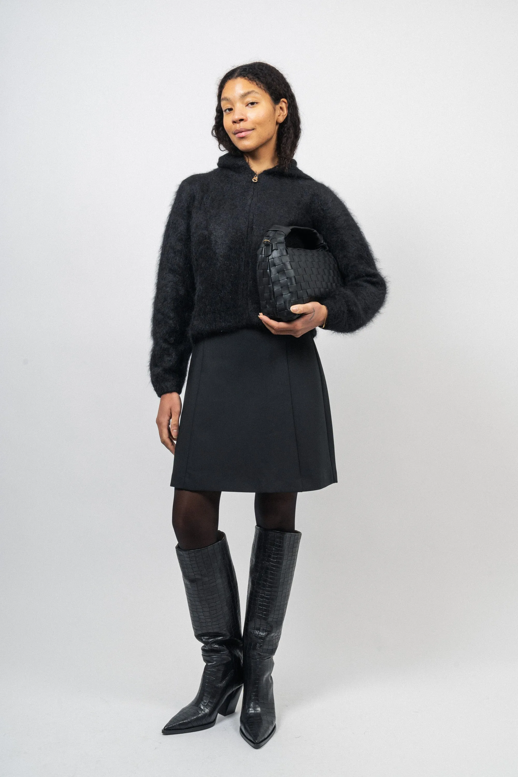 Hedda Chunky Cardigan - Black