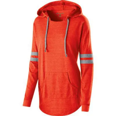 Holloway Juniors' Low Key Tri-Blend Vintage Heather Hooded Pullover