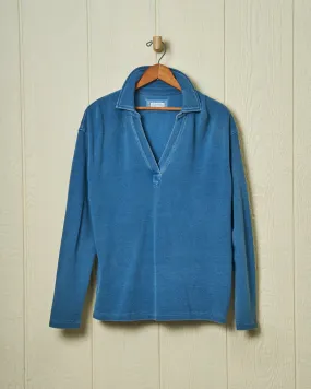 Indigo Inlet Pullover in Heavyweight Pique