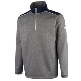 Island Green Junior Top Layer With Seam Pockets - Grey Marl
