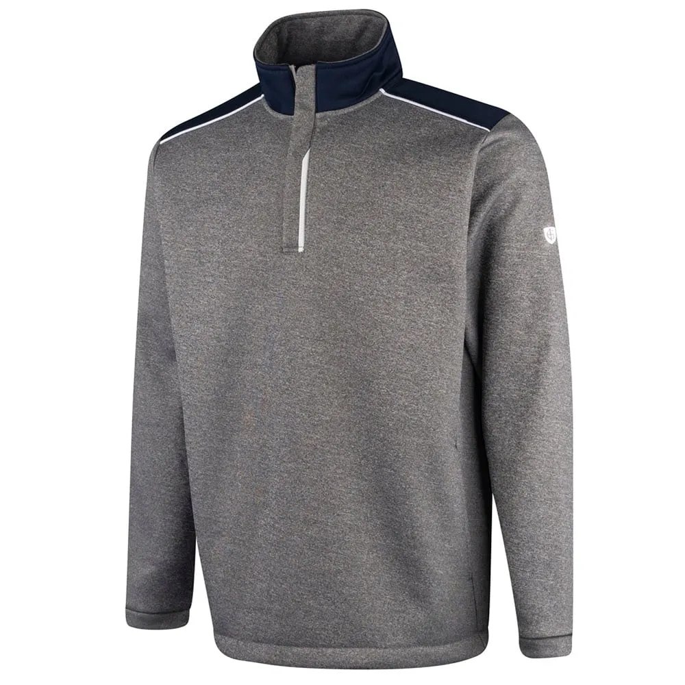 Island Green Junior Top Layer With Seam Pockets - Grey Marl
