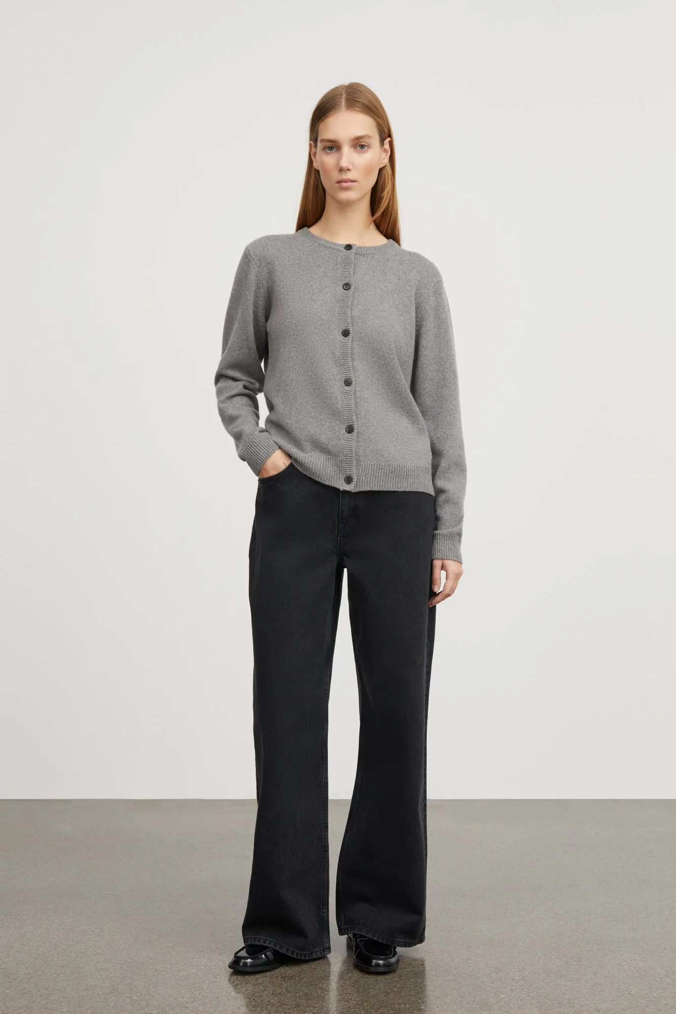 Kindred cardigan - Grey melange