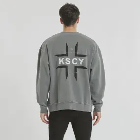 Kiss Chacey Serra Relaxed Sweater - Pigment Charcoal