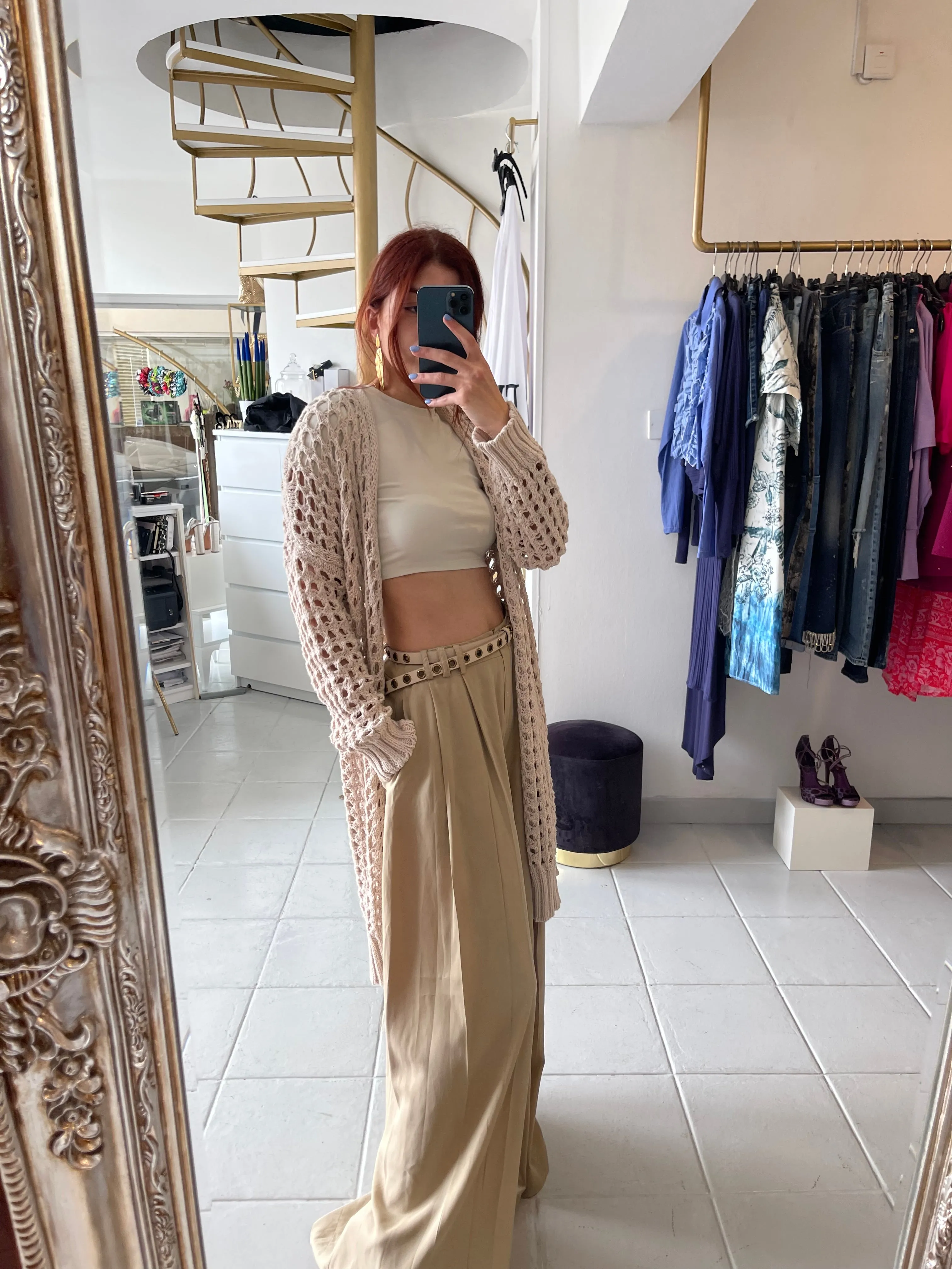Knit cardigan