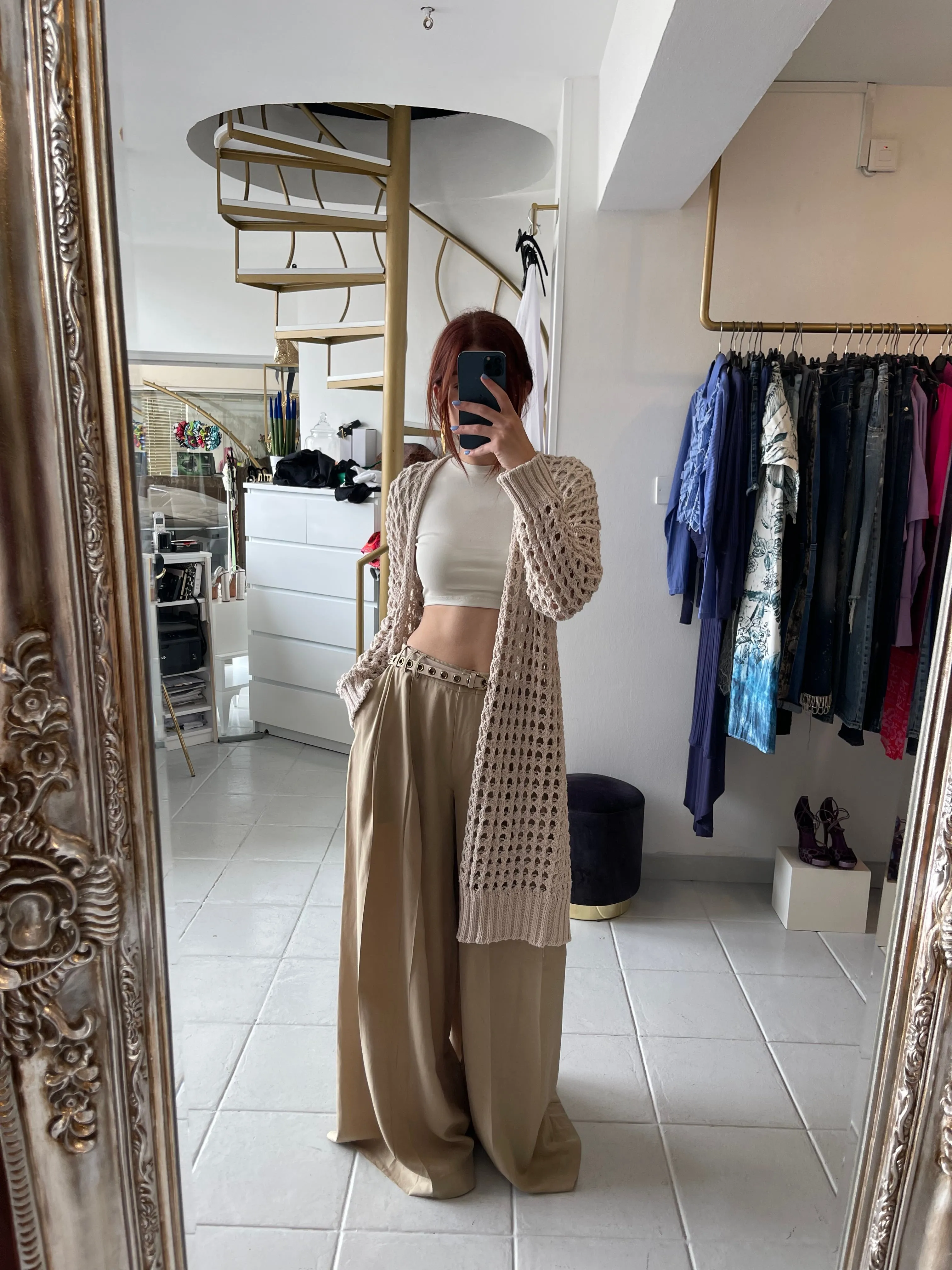 Knit cardigan