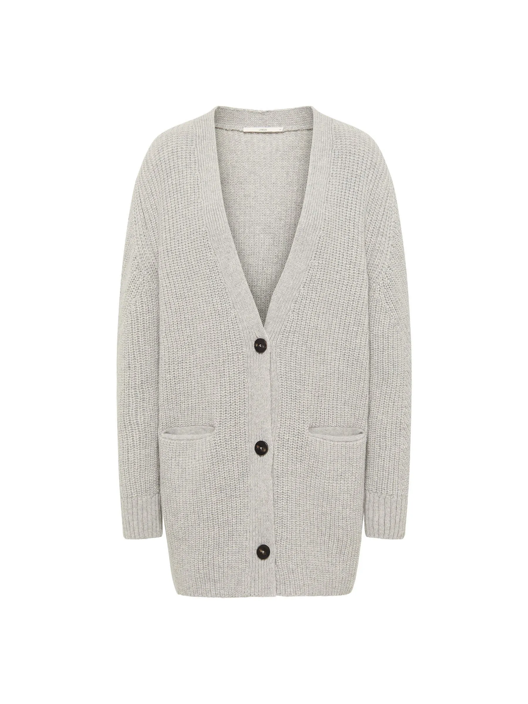 Lanius Lange Strickjacke GOTS
