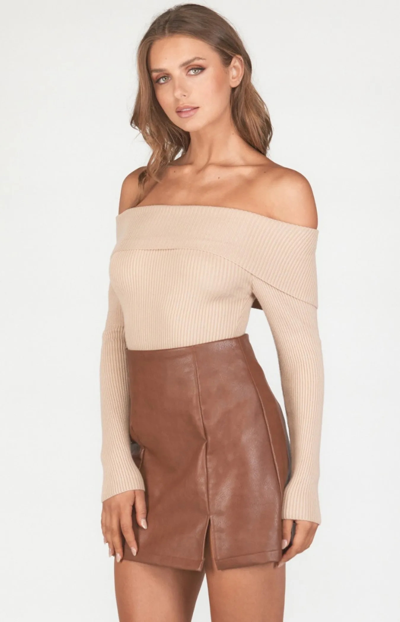LATT'E OFF THE SHOULDER BODYSUIT