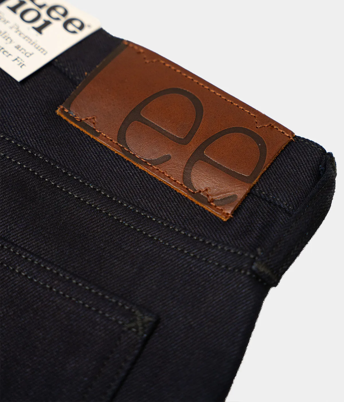 LEE 101 L DRY SELVEDGE DENIM JAPANESE FABRIC MADE IN ITALY