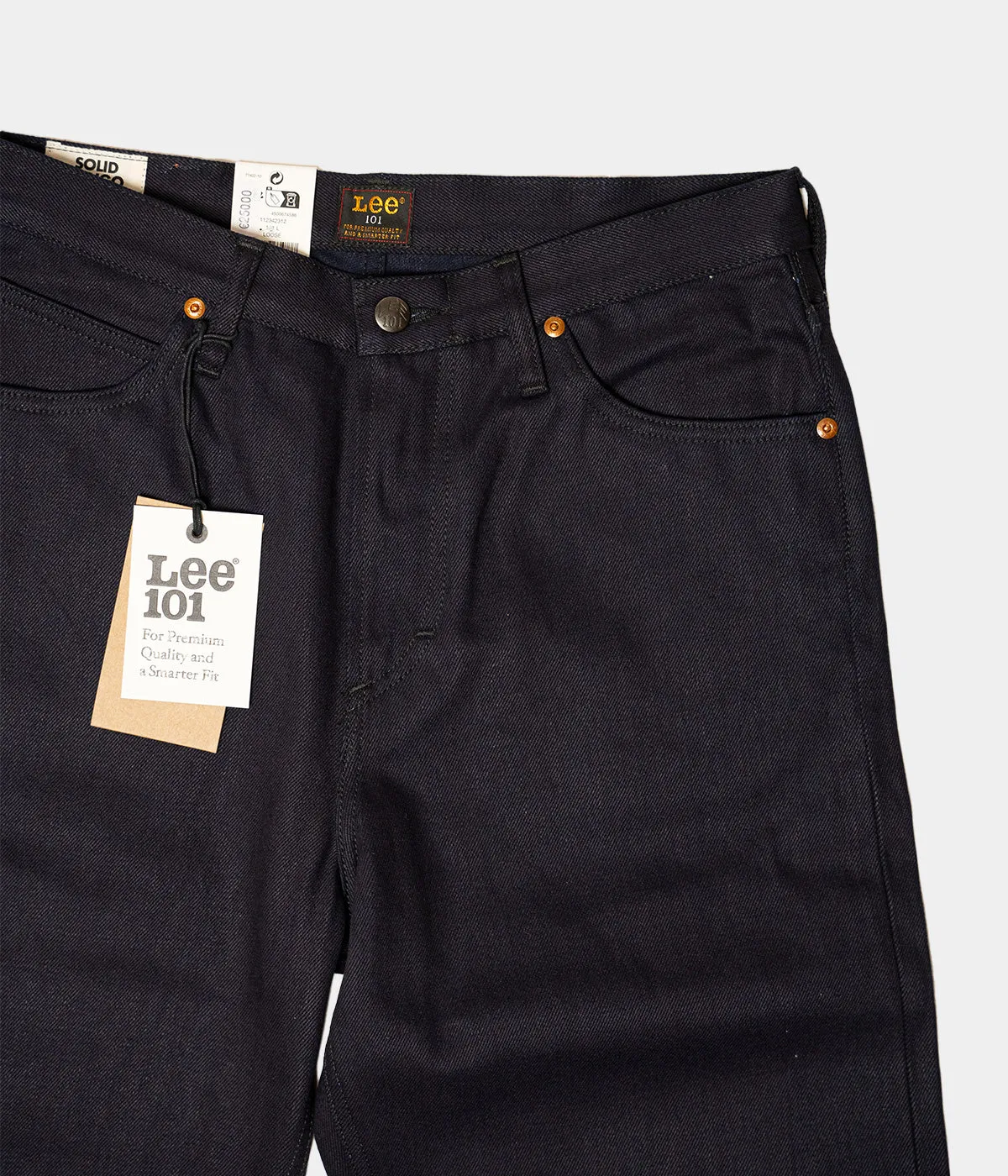 LEE 101 L DRY SELVEDGE DENIM JAPANESE FABRIC MADE IN ITALY
