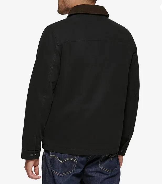 Levi's Men's Cotton Workwear Four Pocket Field Jacket Black Small