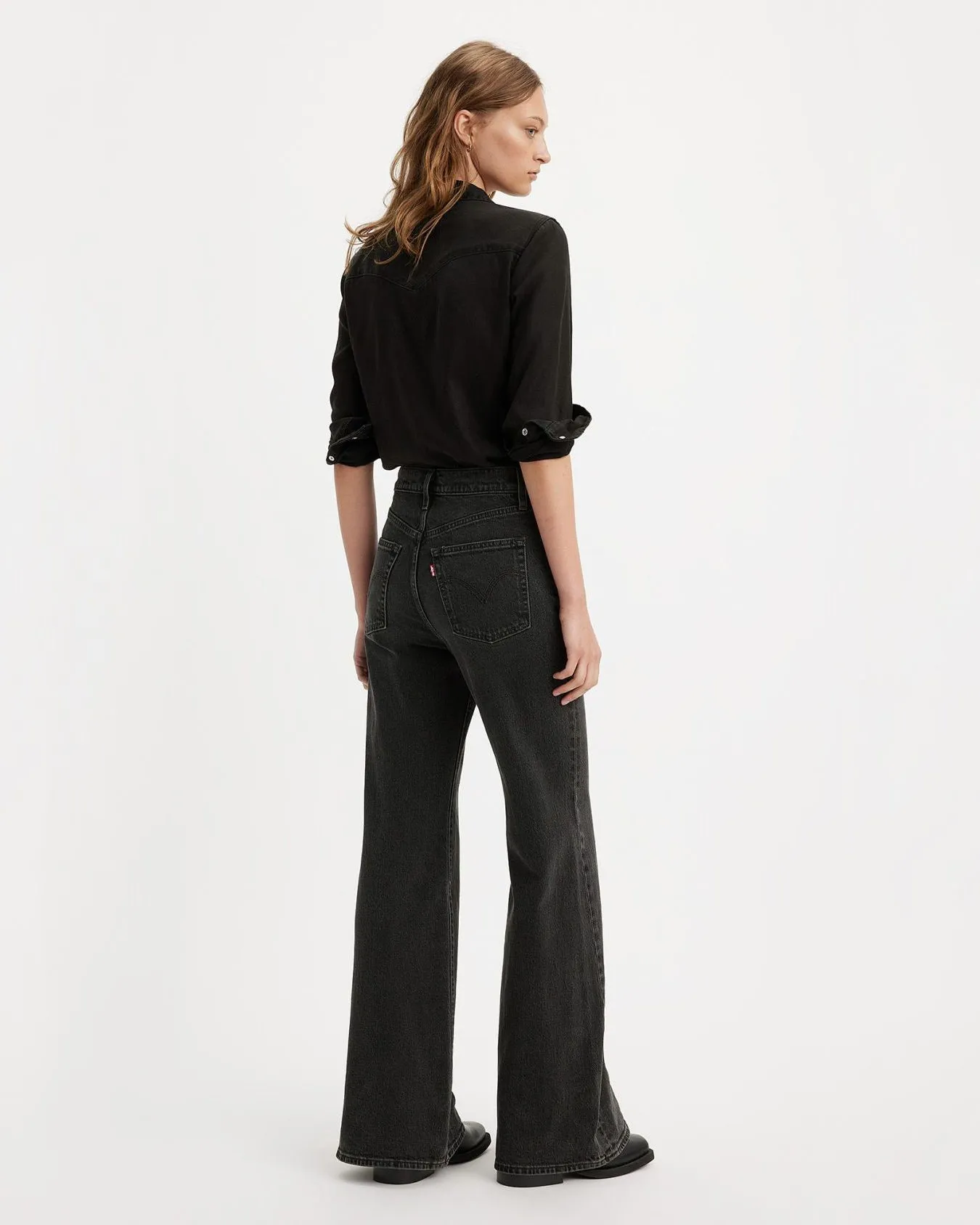 Levi's® Womens Ribcage Bells Flared Jeans - On The Town