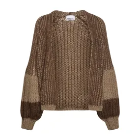 Liana Knit Cardigan - Brown/Camel