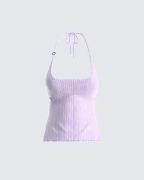 Liberty Lavender Knit Top
