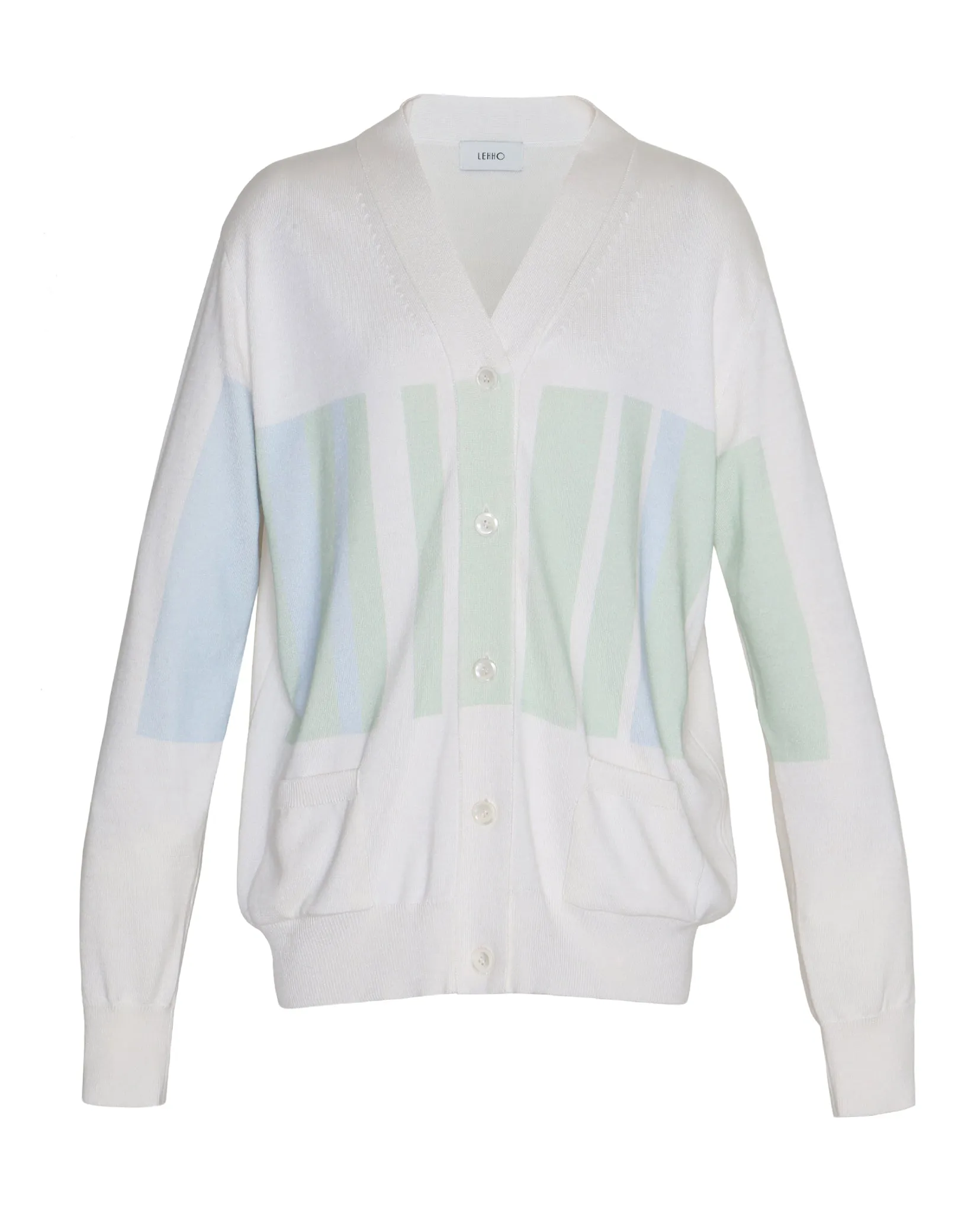LORENA SILK BLEND KNIT CARDIGAN