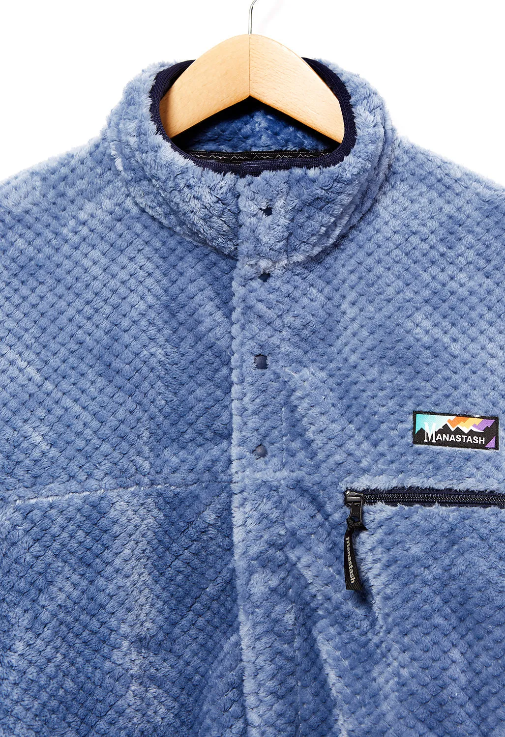 Manastash Men's Poppy Thermal Fleece - Blue Grey
