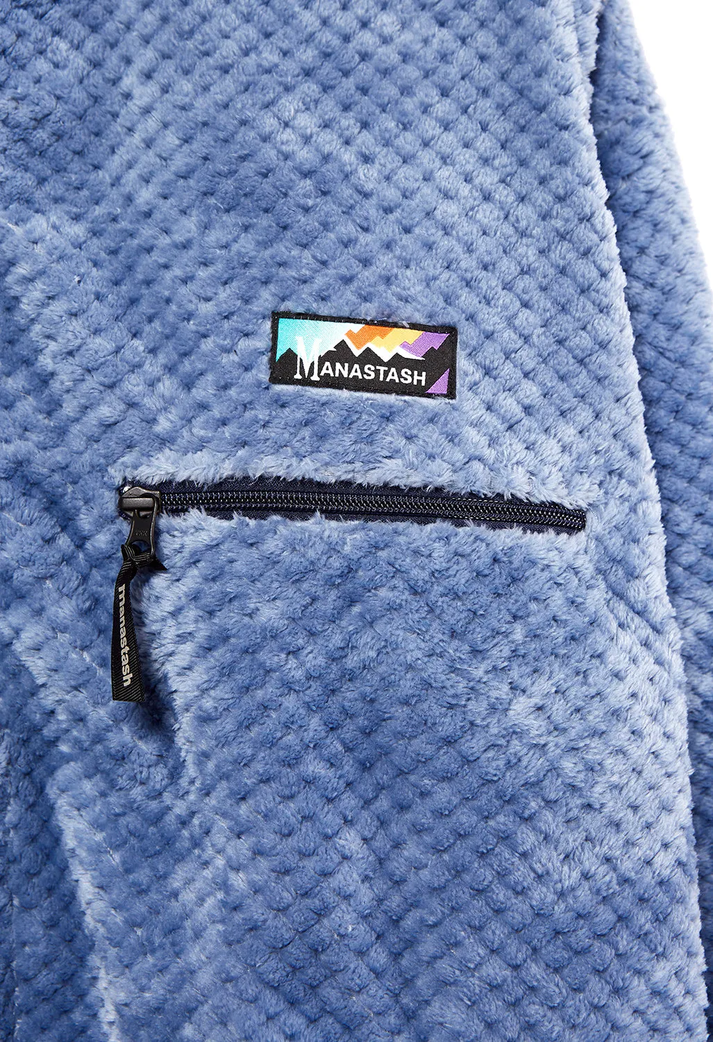 Manastash Men's Poppy Thermal Fleece - Blue Grey