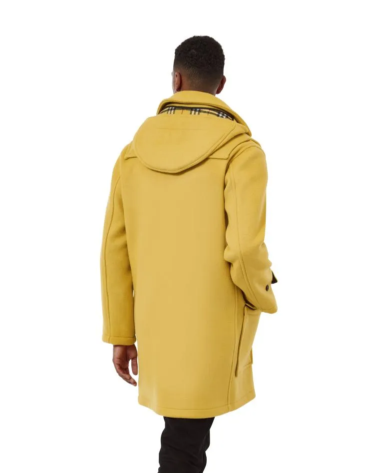 Men's London Classic Fit Duffle Coat - Mustard