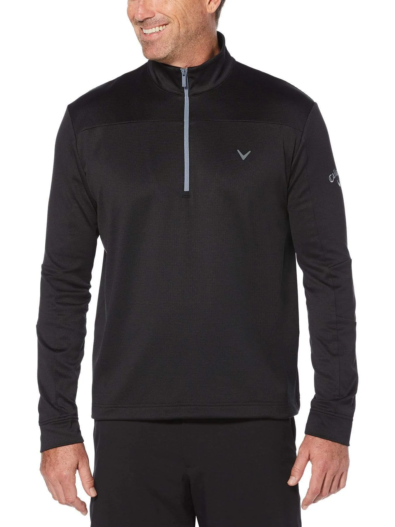 Mens Swing Tech™ 1/4 Zip Waffle Fleece Pullover