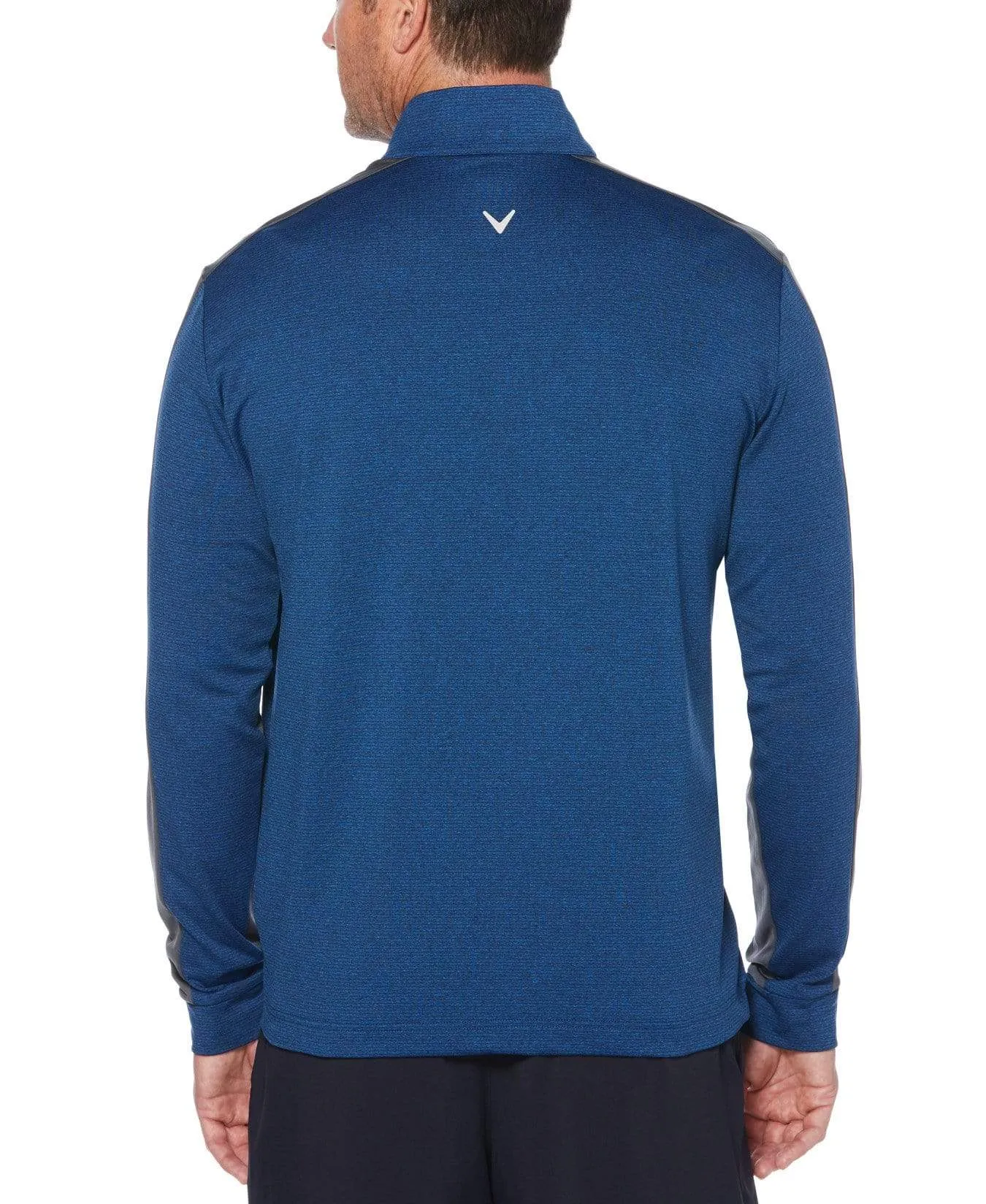 Mens Thermal Fine Line Pullover with Chevron