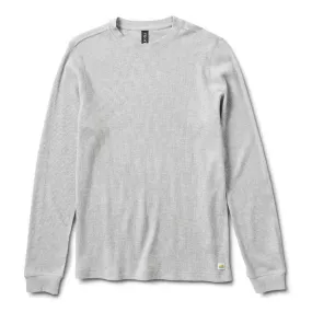 Men's Waffle Crew - Light Heather Grey