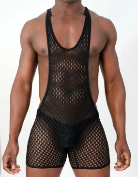 Midnight Mesh Body Suit