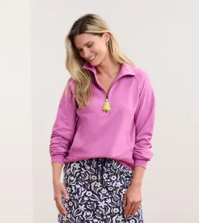 Mock Neck Pullover - Orchid