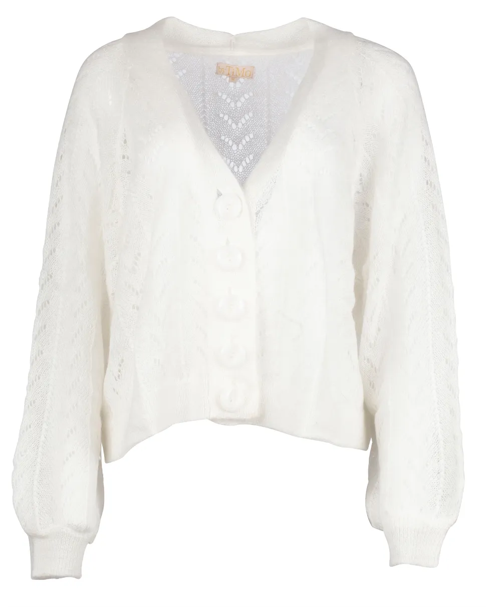 Mohair Cardigan - Off White