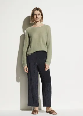 Mohair Rib Stitch Raglan in Jade