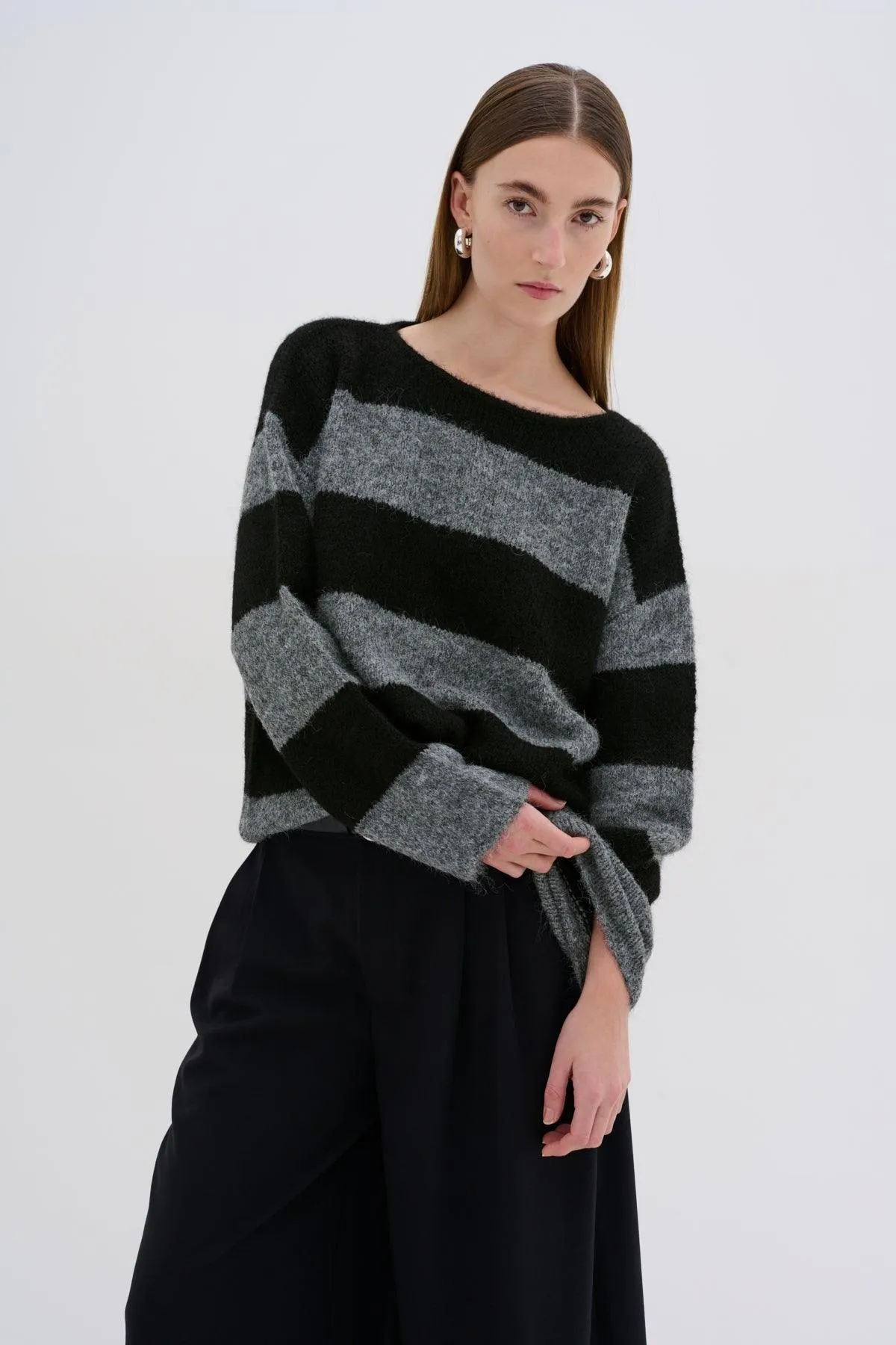 My Essential Wardrobe Meena - Stribet strik